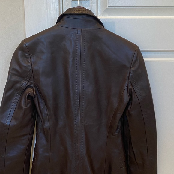 GUCCI LEATHER BLAZER - Picture 10 of 12